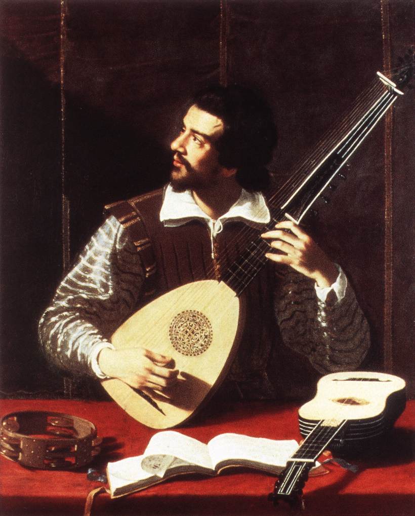 GRAMATICA, Antiveduto The Theorbo Player dfghj